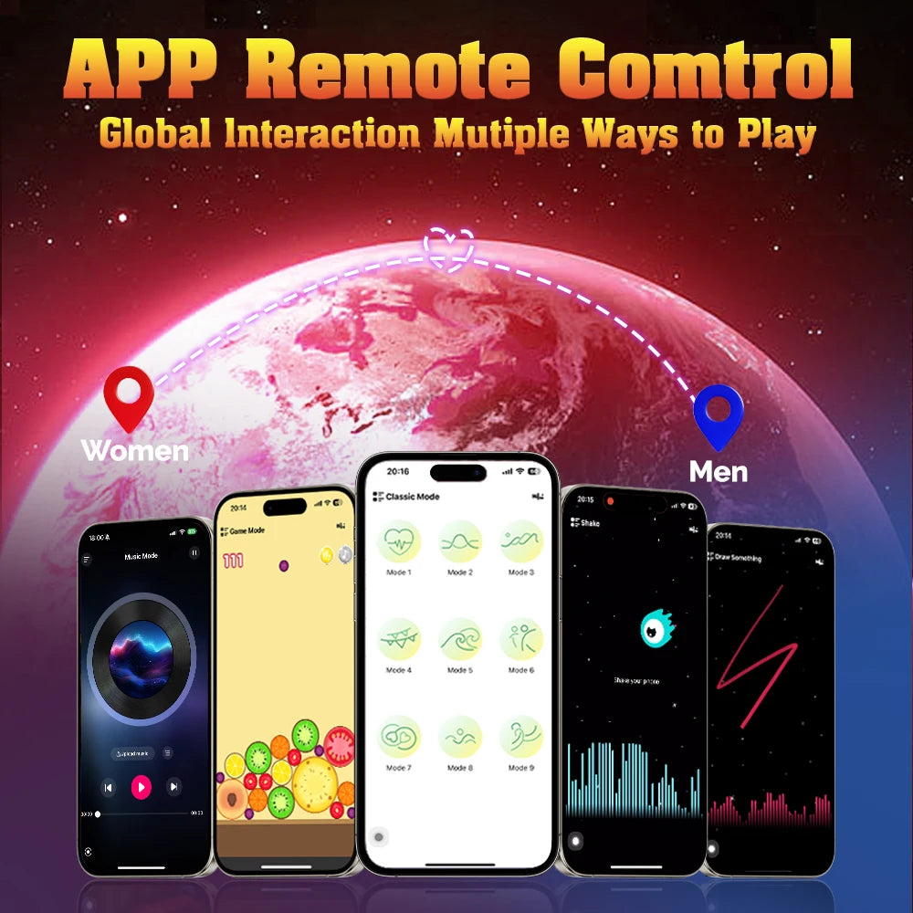 APP Control Thursting Vagina Vibrator for Women Wearable Panties G-Spot Clitoris Vibrator Female Masturbation Sex Toy for Women