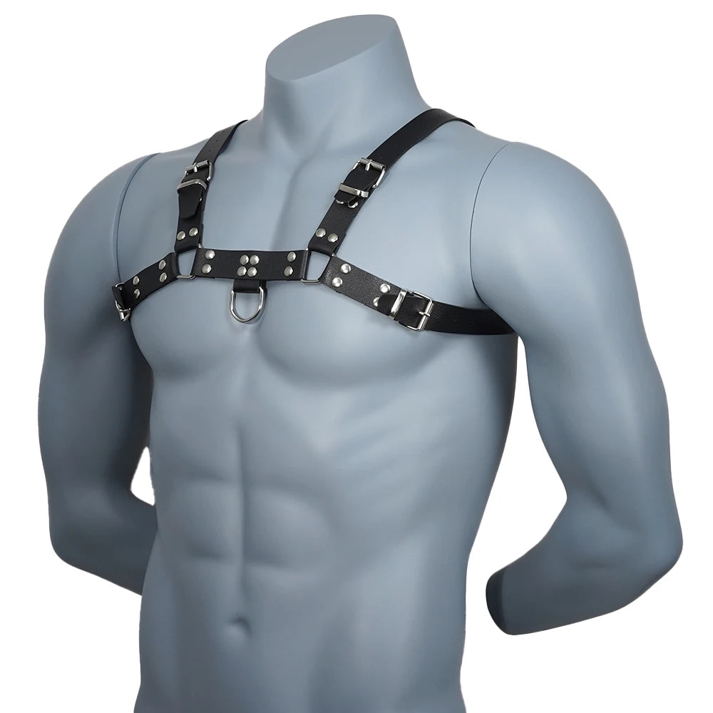 HARNESS UOMO IN ECOPELLE
