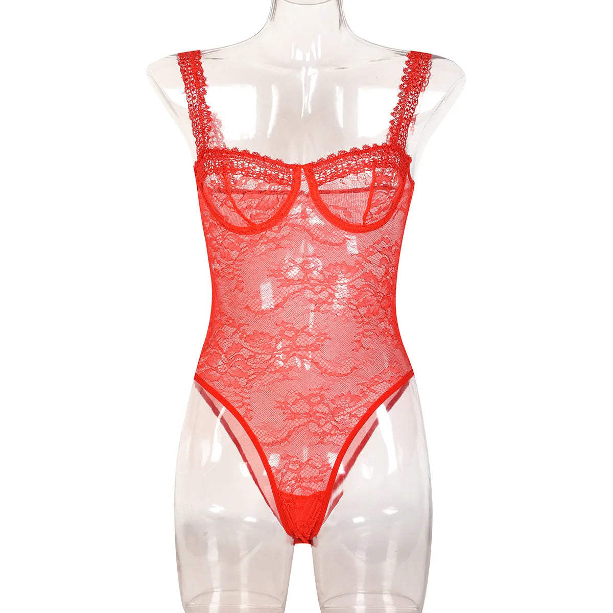 Body Lingerie in Pizzo Trasparente