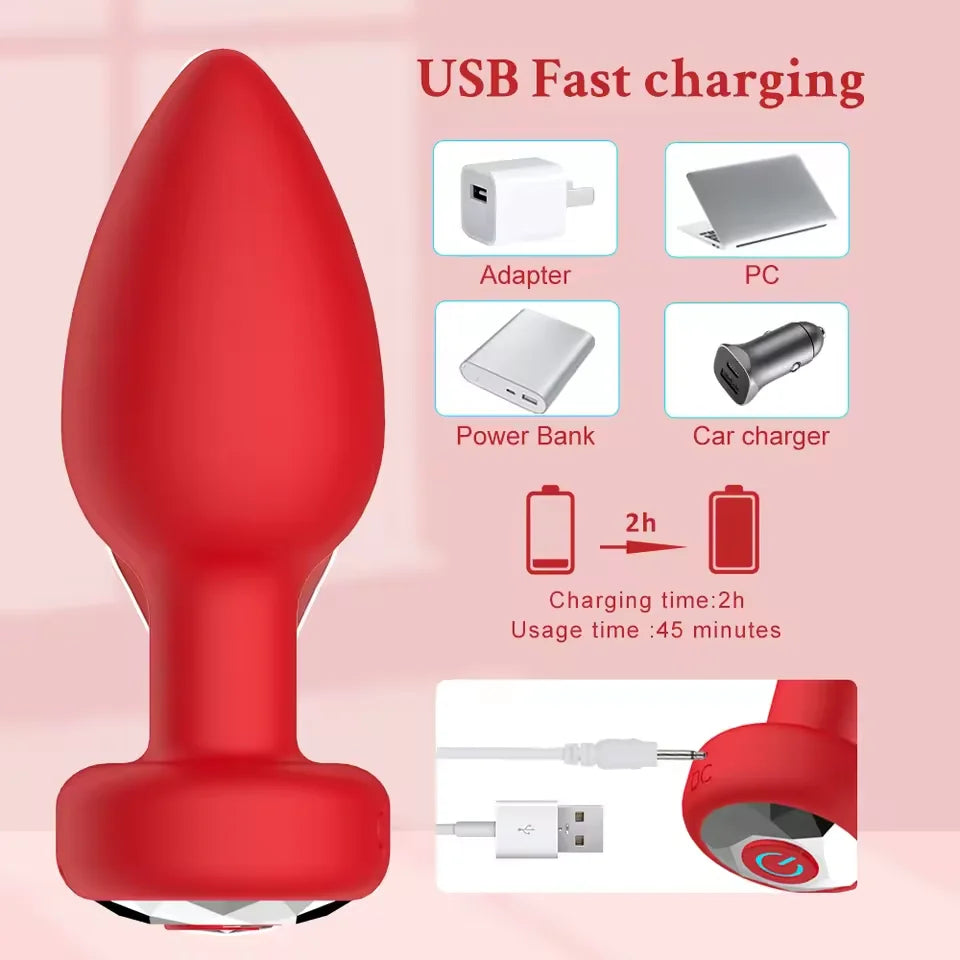 PLUG ANALE VIBRANTE CON APP