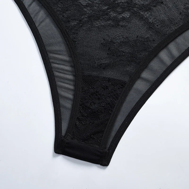 Body Lingerie in Pizzo Trasparente