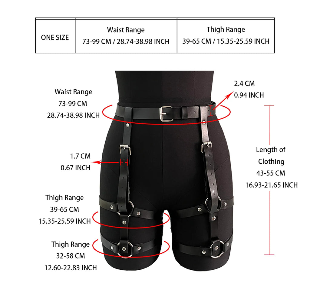 SET HARNESS DONNA 3 PEZZI