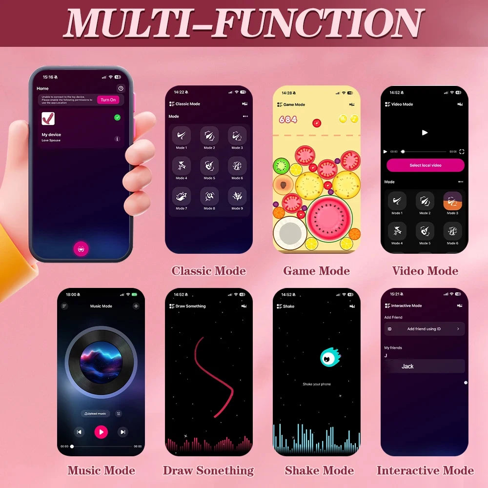 APP Control Thursting Vagina Vibrator for Women Wearable Panties G-Spot Clitoris Vibrator Female Masturbation Sex Toy for Women