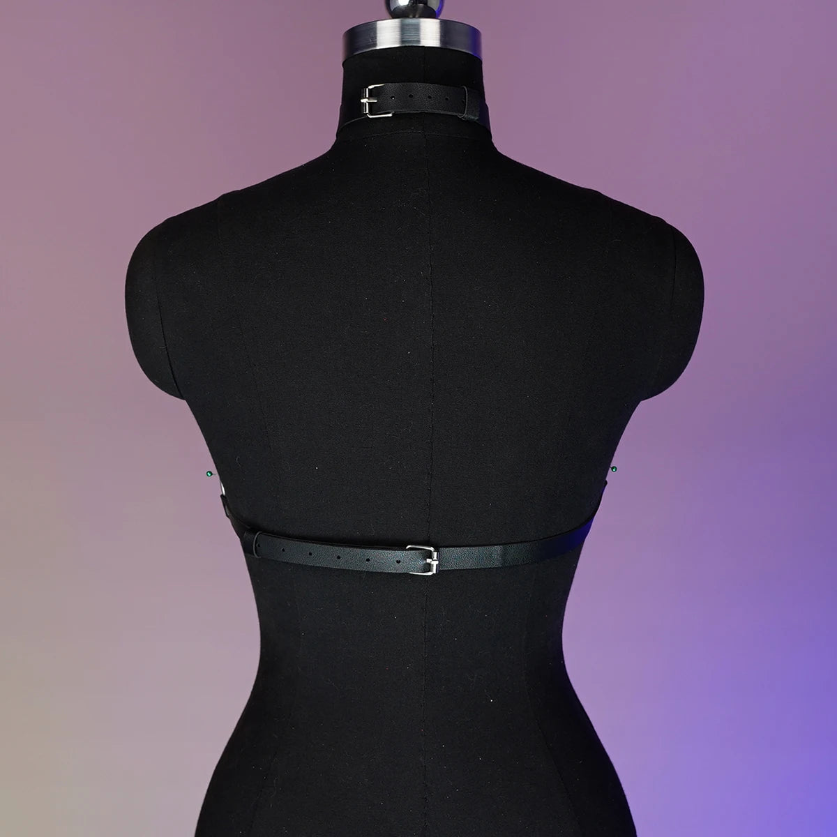BRALETTE DONNA IN ECOPELLE CON BORCHIE