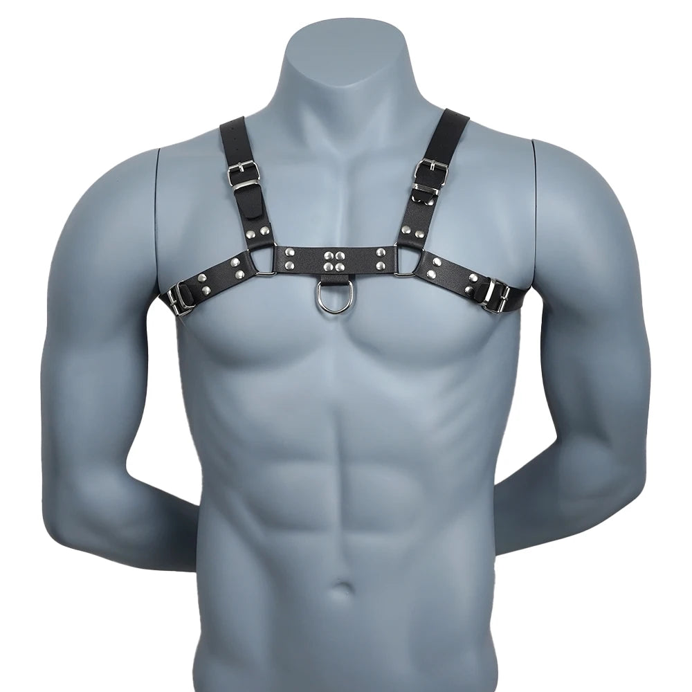 HARNESS UOMO IN ECOPELLE