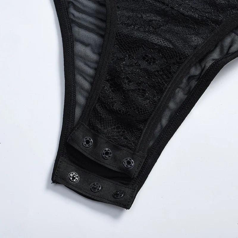 Body Lingerie in Pizzo Trasparente