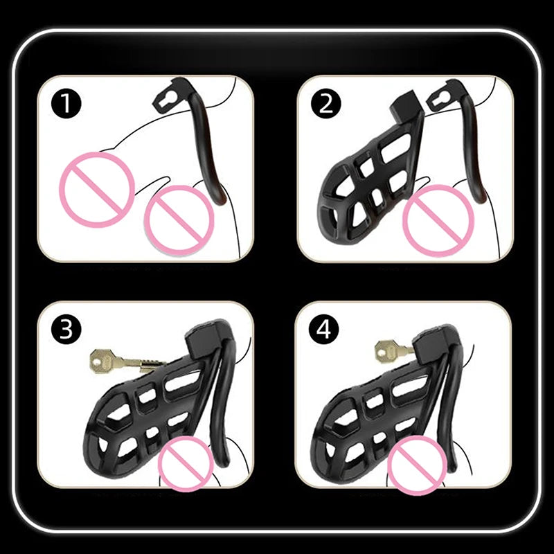 DISPOSITIVO CASTITÀ MASCHILE REGOLABILE