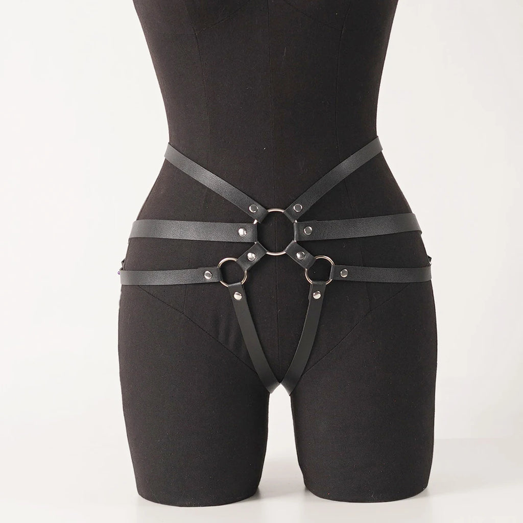 HARNESS STRAP-ON IN ECOPELLE