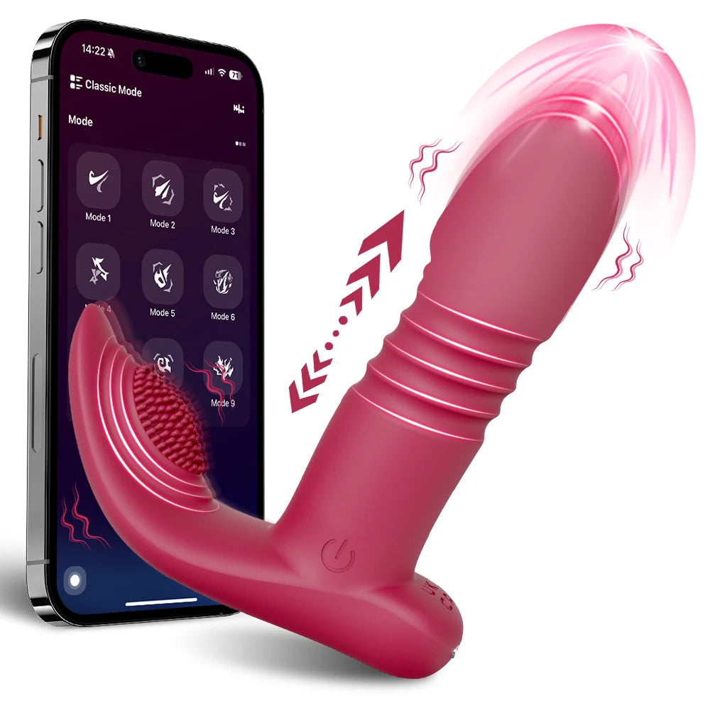 APP Control Thursting Vagina Vibrator for Women Wearable Panties G-Spot Clitoris Vibrator Female Masturbation Sex Toy for Women