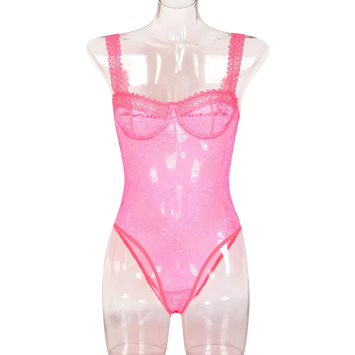Body Lingerie in Pizzo Trasparente
