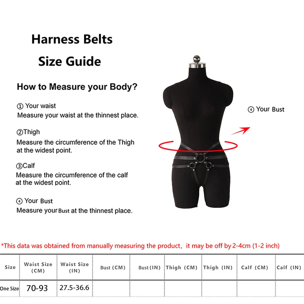 HARNESS STRAP-ON IN ECOPELLE