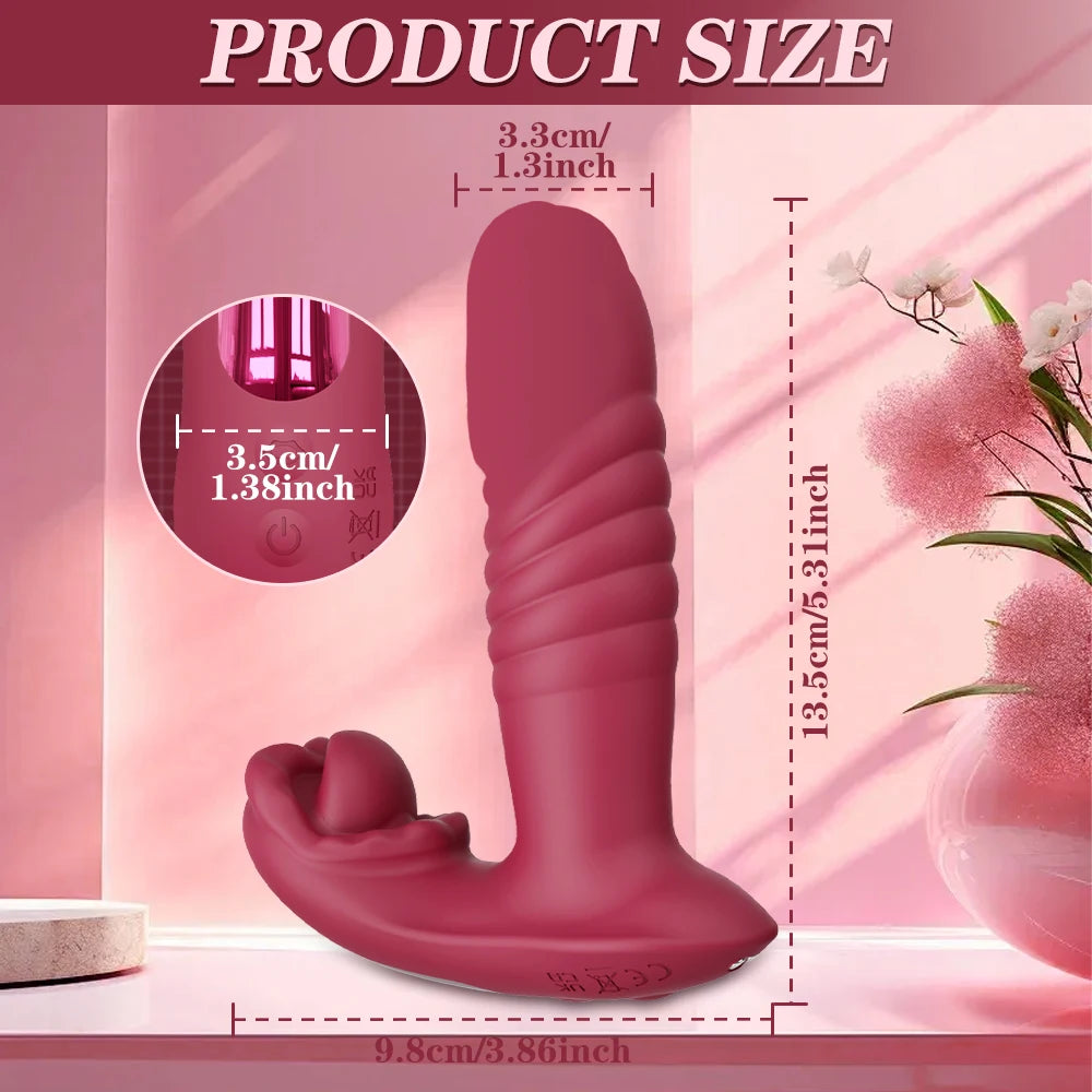 APP Control Thursting Vagina Vibrator for Women Wearable Panties G-Spot Clitoris Vibrator Female Masturbation Sex Toy for Women