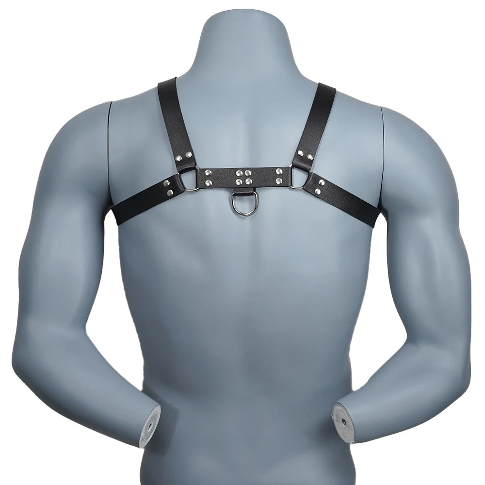HARNESS UOMO IN ECOPELLE