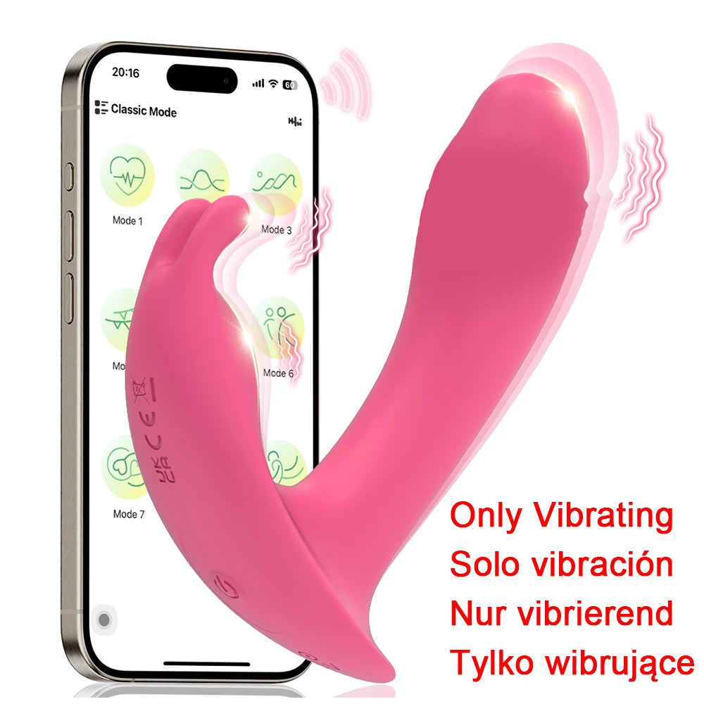 APP Control Thursting Vagina Vibrator for Women Wearable Panties G-Spot Clitoris Vibrator Female Masturbation Sex Toy for Women