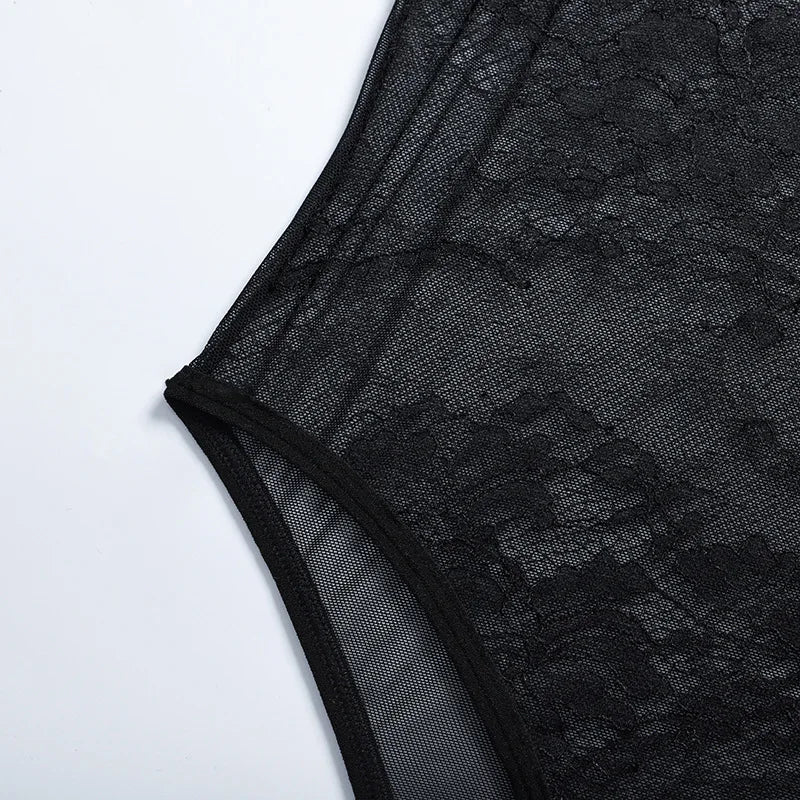 Body Lingerie in Pizzo Trasparente